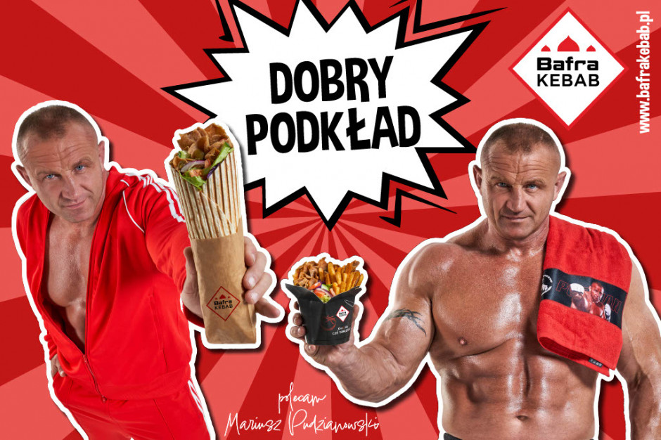 Mariusz Pudzianowski promuje Bafra Kebab, fot. mat. pras. Mariusz Pudzianowski promuje franczyzową sieć kebabów