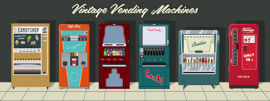 automaty vendingowe - vintage/fot. shutterstock
