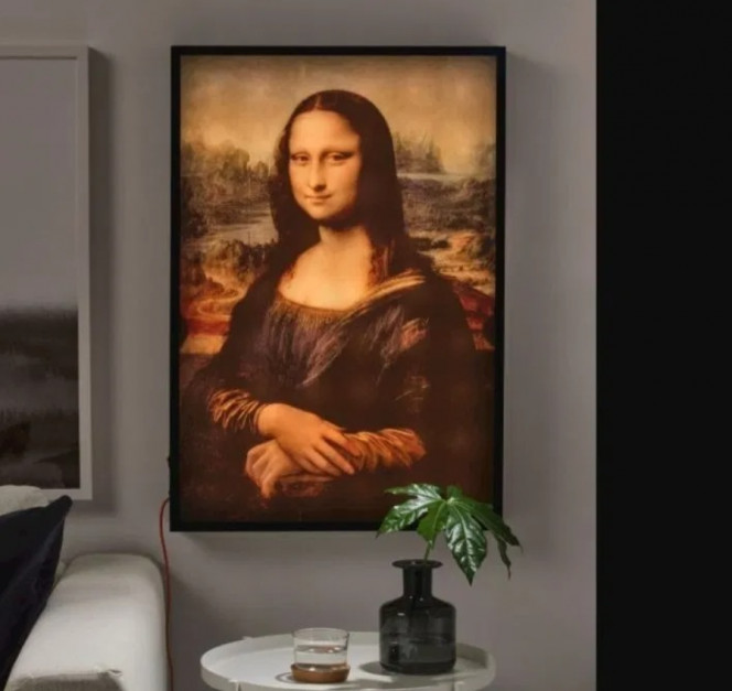 Mona Lisa Leonarda da Vinci, Virgil Abloh, fot. IKEA