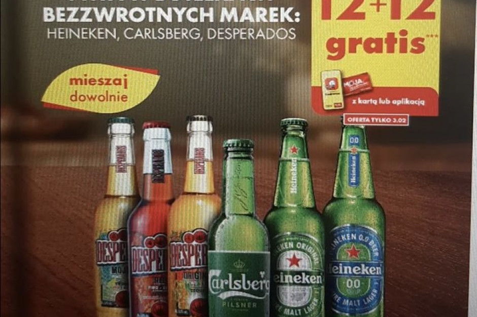 Popularna promocja 12+12 piw gratis znów w Biedronce