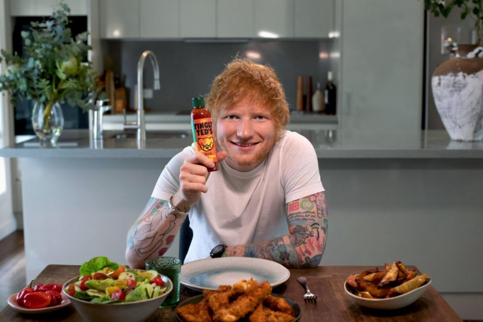Ed Sheeran wziął się za tworzenie sosów