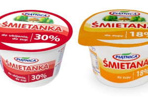 OSM Piątnica z kampanią reklamową śmietan