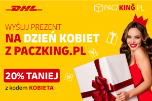 Zniżka na przesyłki z kodem KOBIETA. Specjalna promocja na Dzień Kobiet od DHL