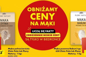 Biedronka obniża ceny oleju i mąki