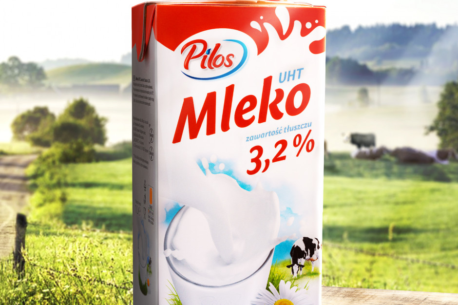 Lidl promuje mleko marki Pilos. Od polskich krów