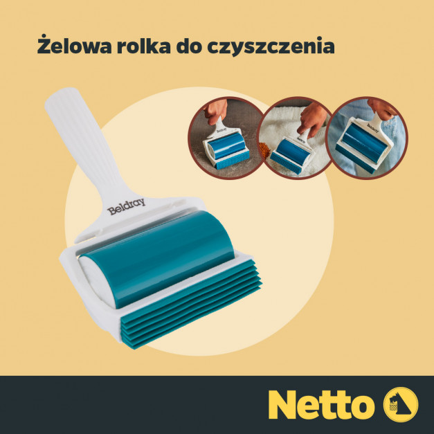 Żelowa rolka do czyszczenia Netto, fot. mat. pras.