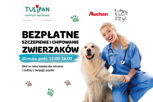 Bezpłatne chipowanie zwierząt w CH Tulipan