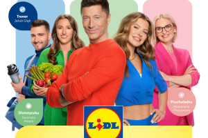 Anna i Robert Lewandowscy w kampanii Lidla "Zadbajmy o siebie!"  