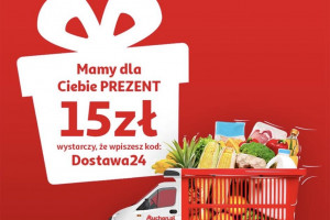 15 złotych rabatu na zakupy w Auchan - Jak go zdobyć?
