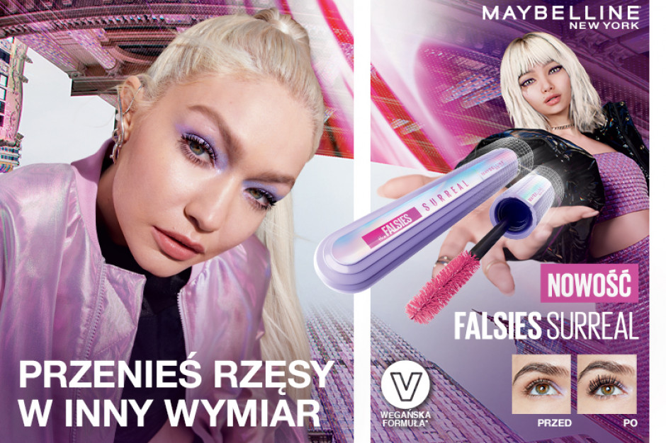Maybelline promuje maskarę Maybelline New York ma wirtualną ambasadorkę