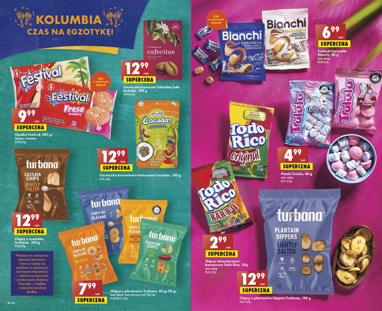 Produkty z Biedronki w Kolumbii, fot. mat. pras.