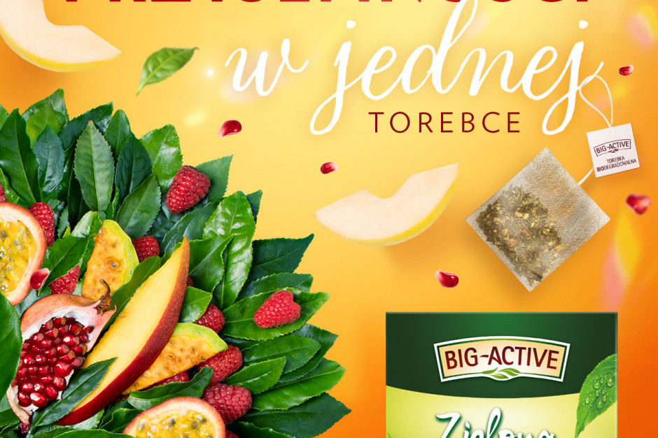 Trwa kampania herbat zielonych Big-Active, fot. mat. pras. Kampania herbat zielonych Big-Active