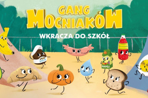 Gang Mocniaków i Biedronka z nową akcją dla szkół, fot. mat. pras.