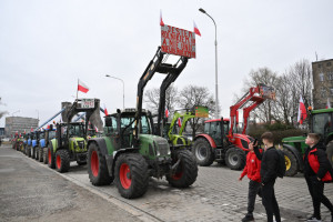 Przedsiębiorcy z województwa lubelskiego chcą zawieszenia protestu rolników , fot. PAP/Maciej Kulczyński