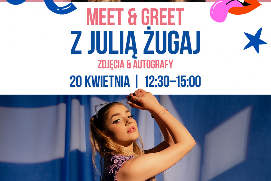 20 kwietnia Julia Żugaj spotka się z fanami w Promenadzie