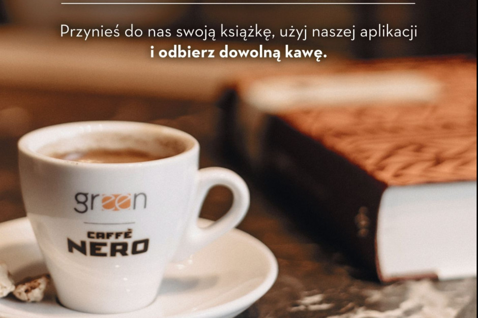 Wiatowy Dzie Ksi Ki W Green Caff Nero Darmowa Kawa Za Lektur