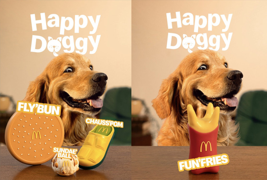 Zestaw Happy Doggy w McDonald's fot. mat. pras.